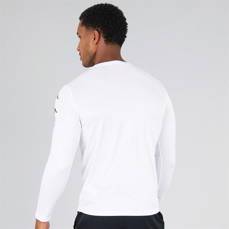 Kappa Mens Bolos Long Sleeve Training Top White