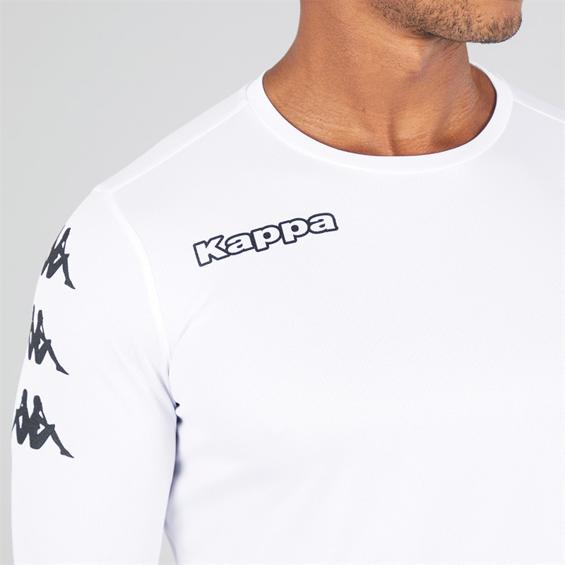 Kappa Mens Bolos Long Sleeve Training Top White