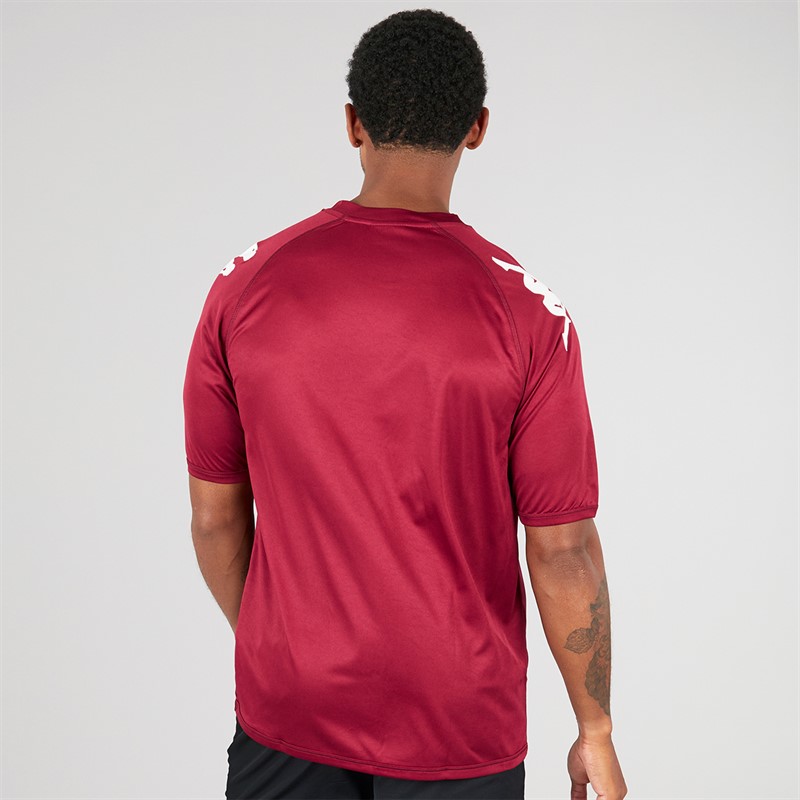 Kappa Mens Veneto 2 Training Jersey Pomegranate
