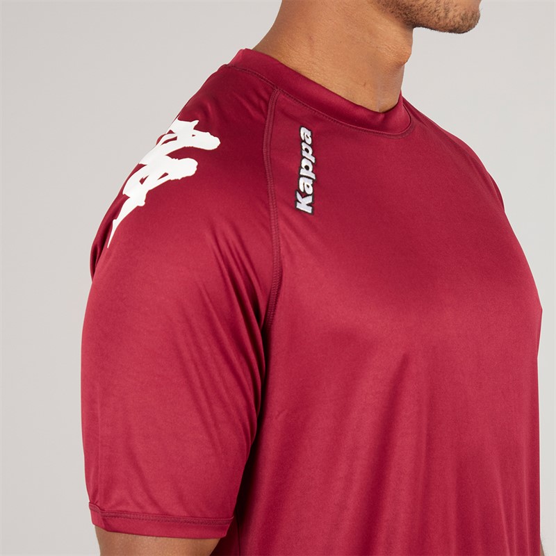 Kappa Mens Veneto 2 Training Jersey Pomegranate