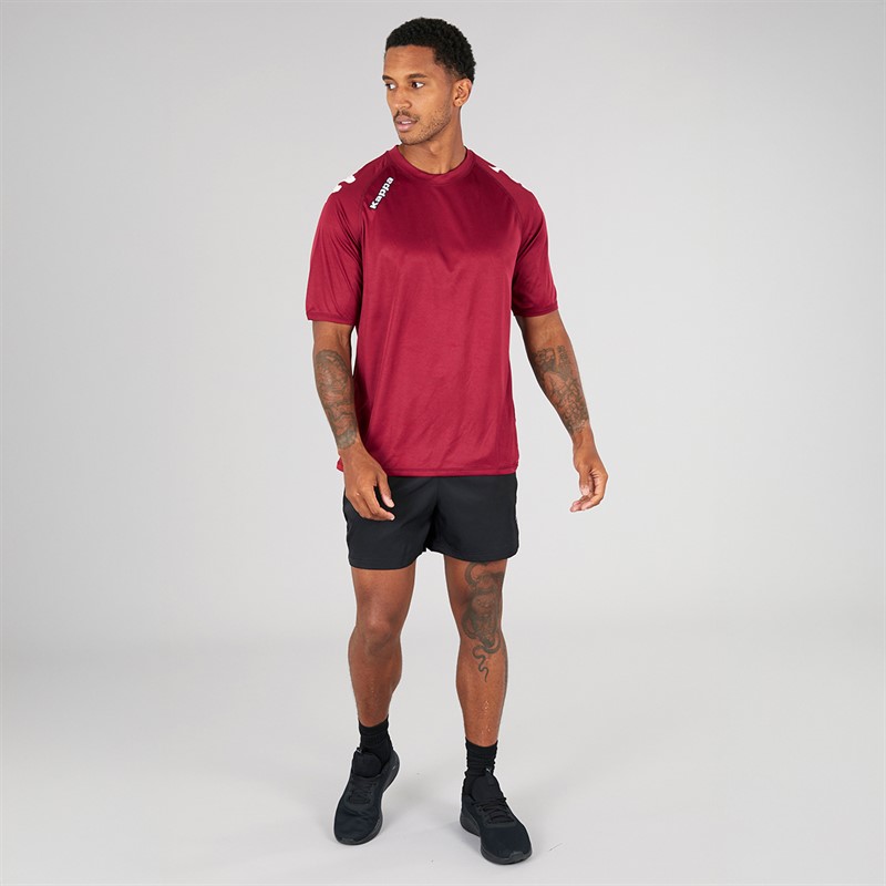 Kappa Mens Veneto 2 Training Jersey Pomegranate