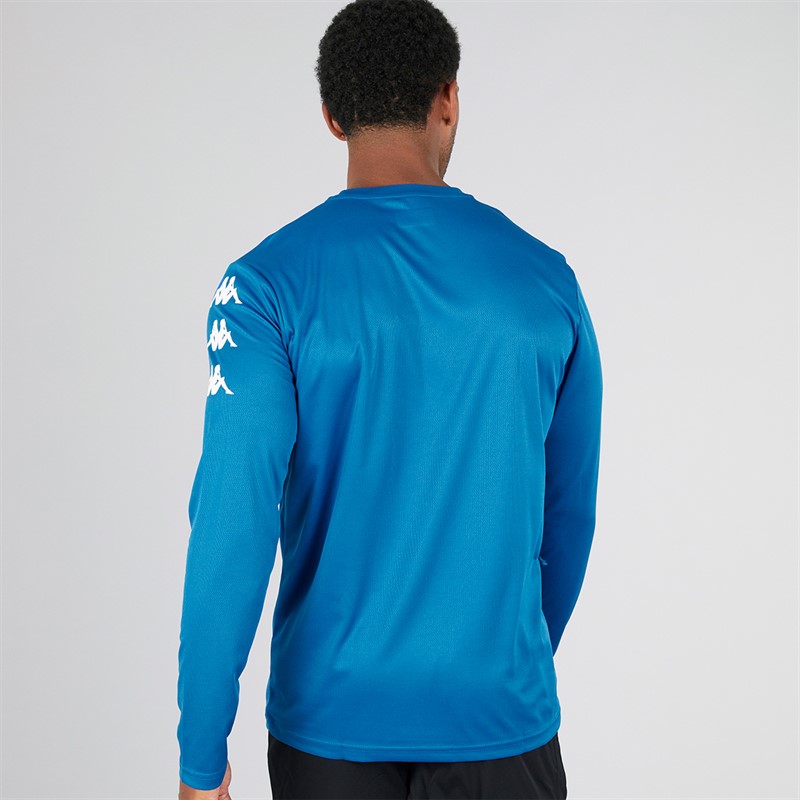Kappa Mens Bolos Long Sleeve Training Top Royal Blue