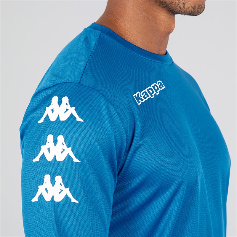 Kappa Mens Bolos Long Sleeve Training Top Royal Blue