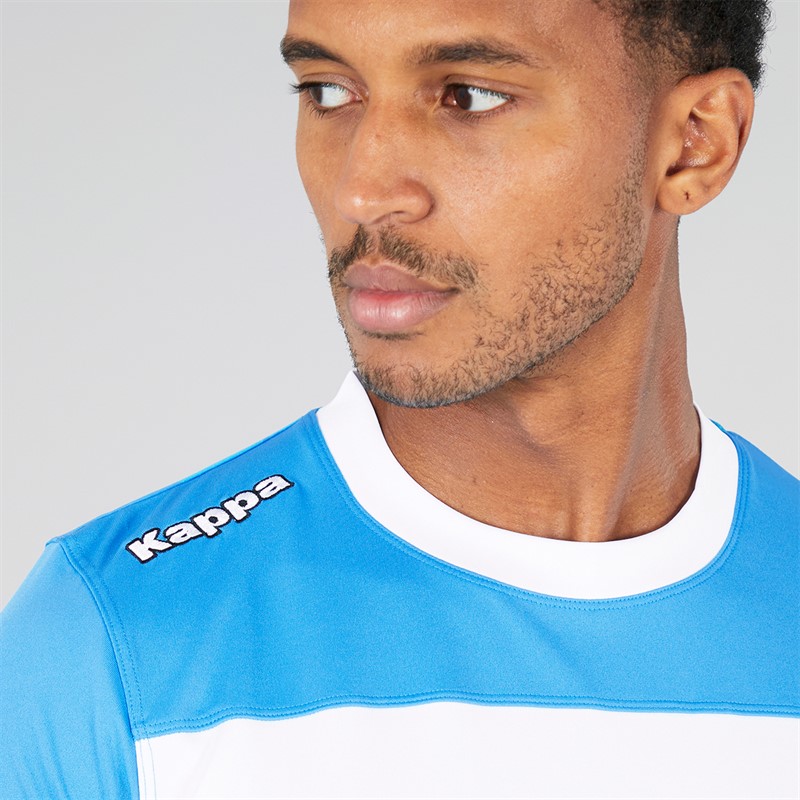 Kappa Mens Remilio 2 Training Jersey Light Blue/White