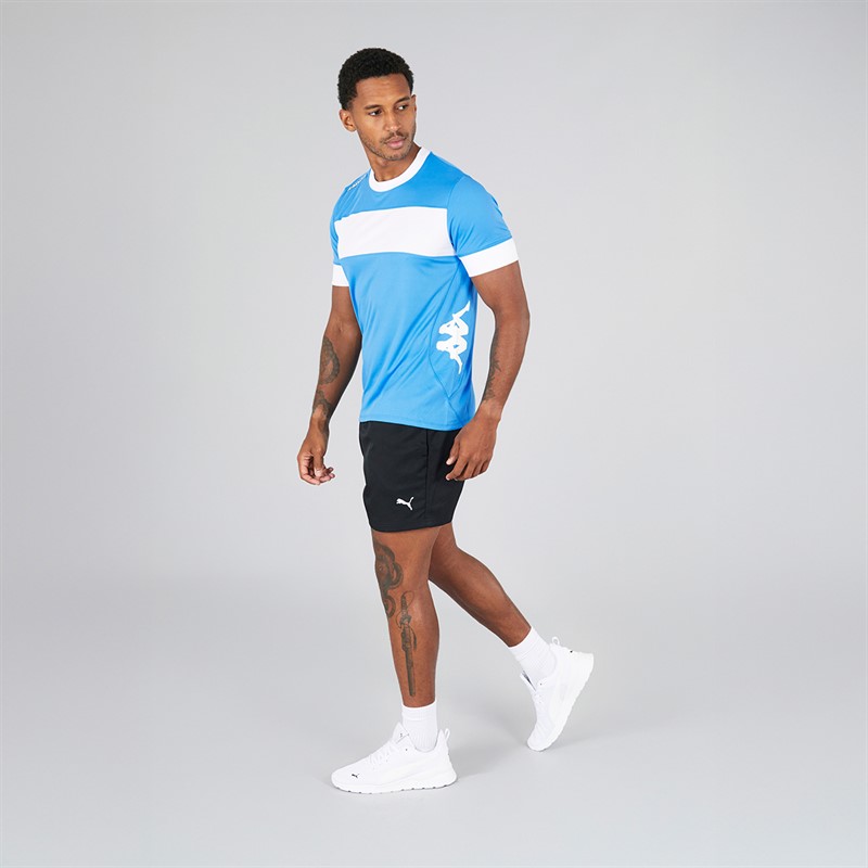 Kappa Mens Remilio 2 Training Jersey Light Blue/White