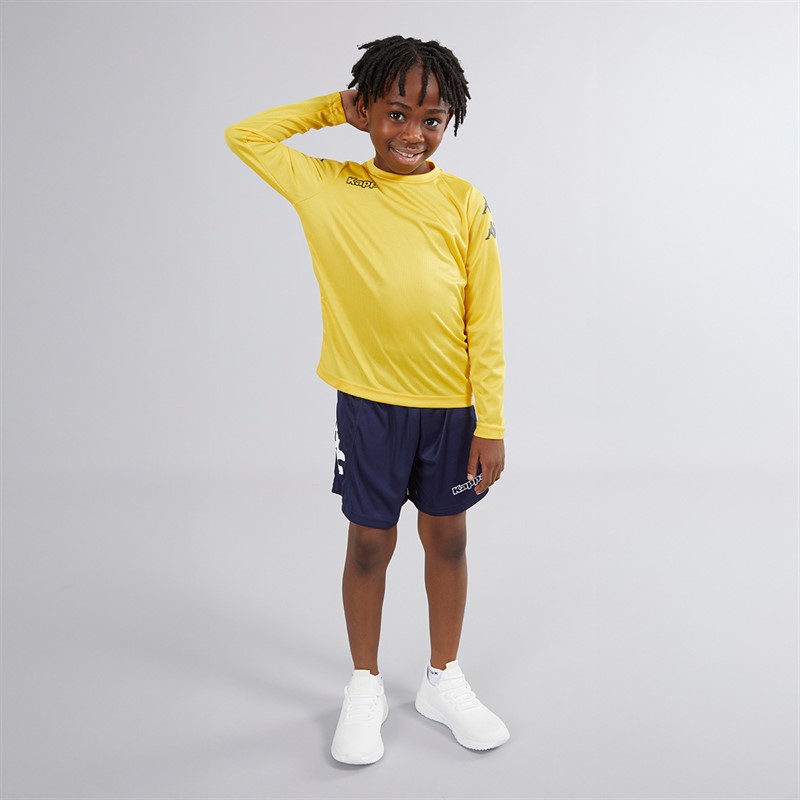 Kappa Boys Bolos Long Sleeve Training Top Yellow