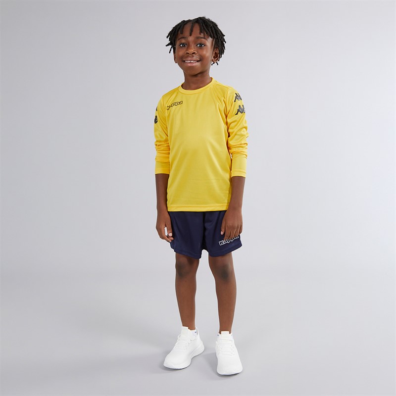 Kappa Boys Bolos Long Sleeve Training Top Yellow