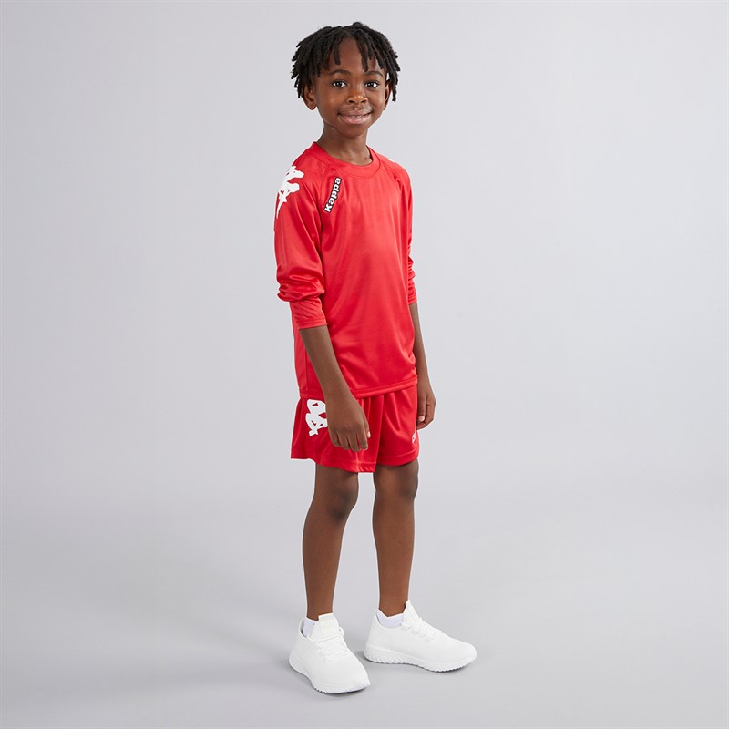 Kappa Boys Veneto 2 Long Sleeve Training Jersey Red
