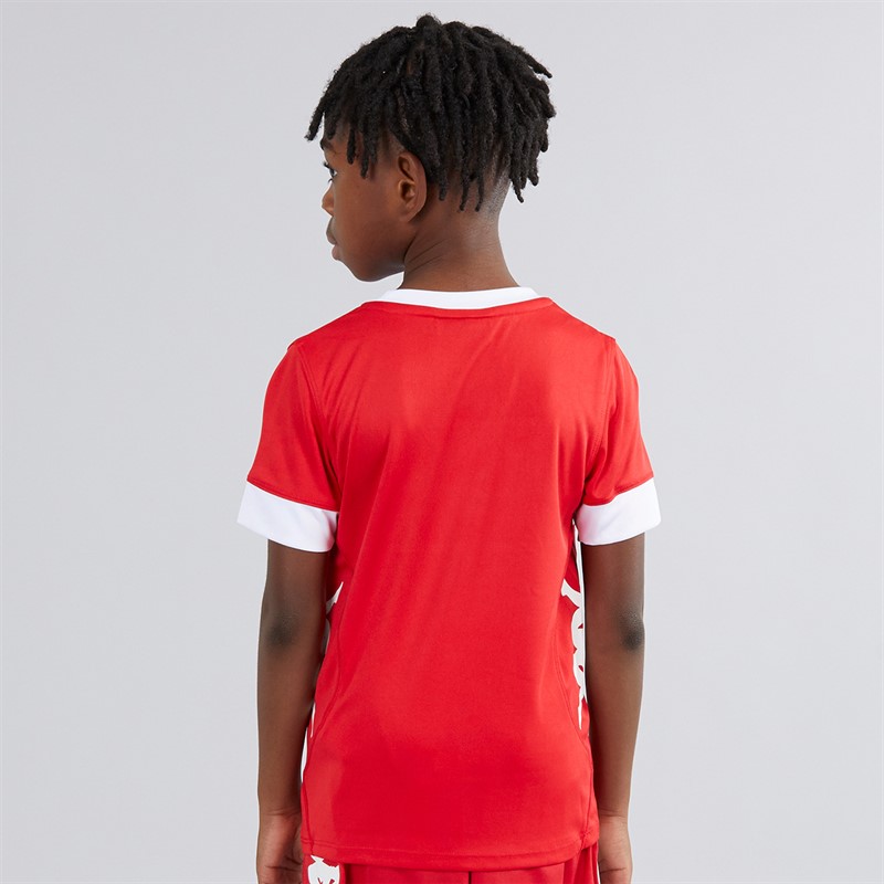 Kappa Boys Remilio 2 Training Jersey Red/White