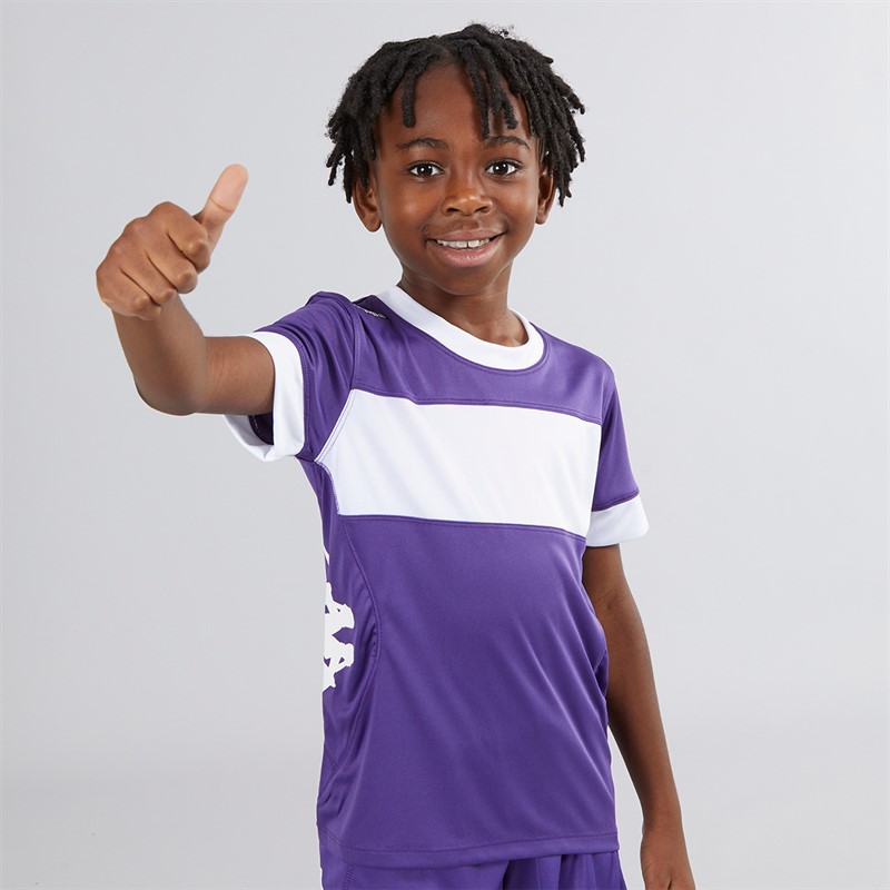 Kappa Boys Remilio 2 Training Jersey Violet/White