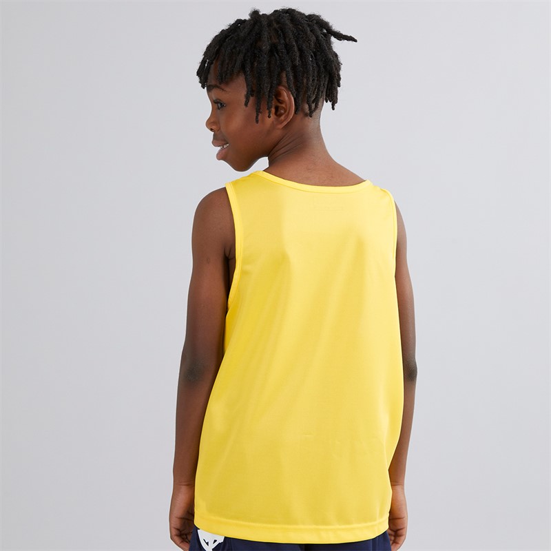 Kappa Junior Boys Wreathe Training Bib Yellow