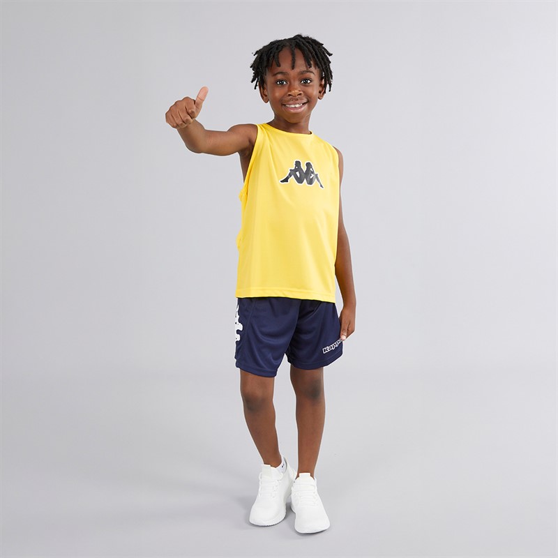Kappa Junior Boys Wreathe Training Bib Yellow