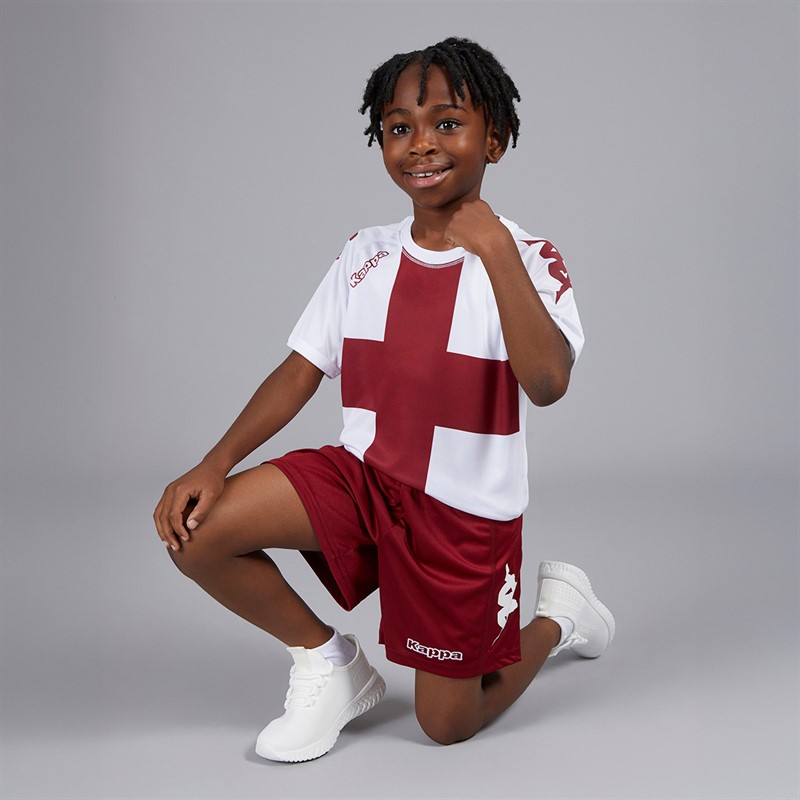 Kappa Boys Vhusis Training Shorts Pomegranate