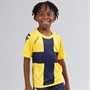 Kappa Boys Wanese Slim Fit Match Jersey Yellow Chrome
