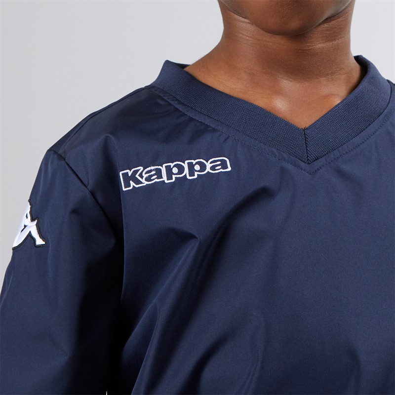 Kappa Boys Vhurston Windproof Water-Repellent Training Top Navy