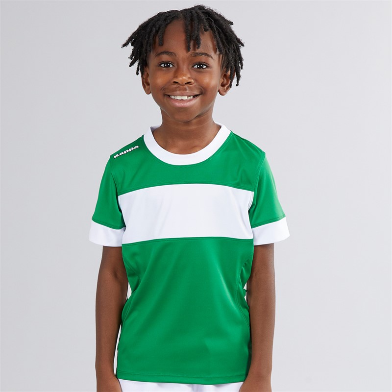 Kappa Boys Remilio 2 Training Jersey Green/White