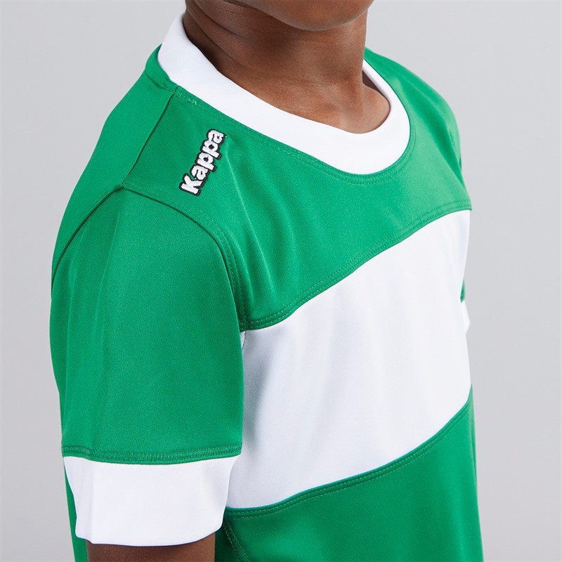Kappa Boys Remilio 2 Training Jersey Green/White