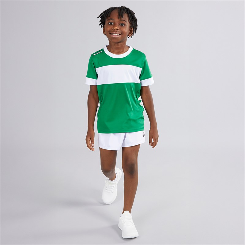 Kappa Boys Remilio 2 Training Jersey Green/White