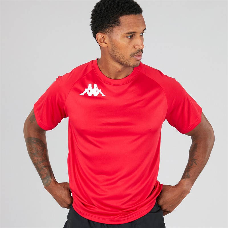 Kappa Mens Antel Training Top Red