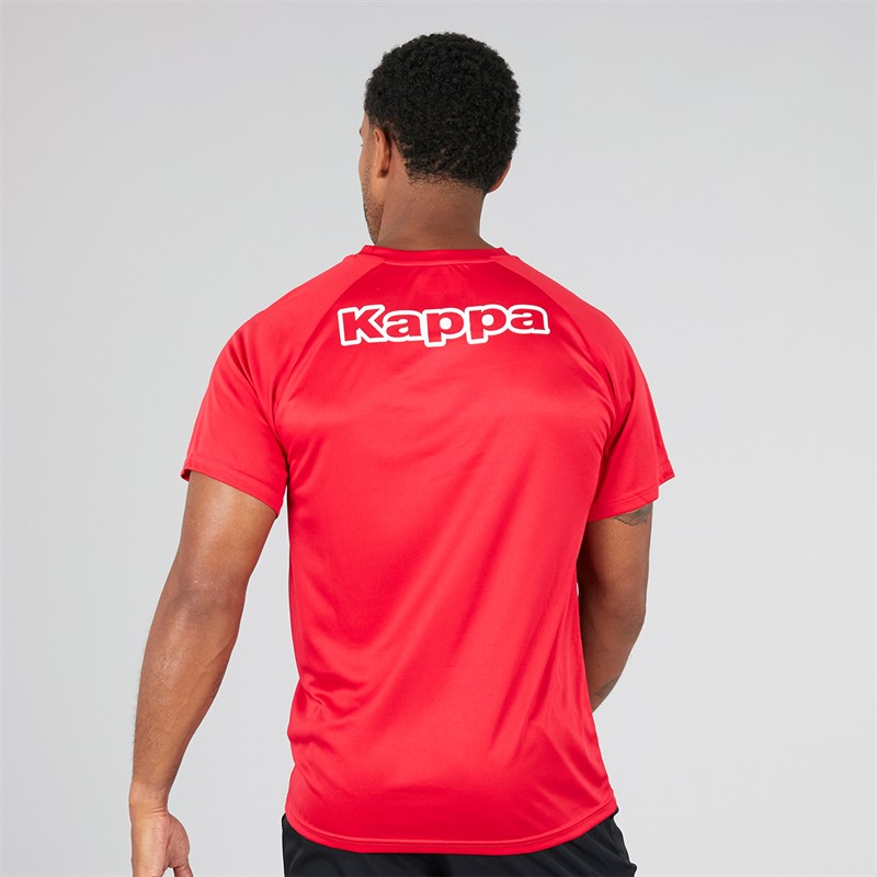 Kappa Mens Antel Training Top Red