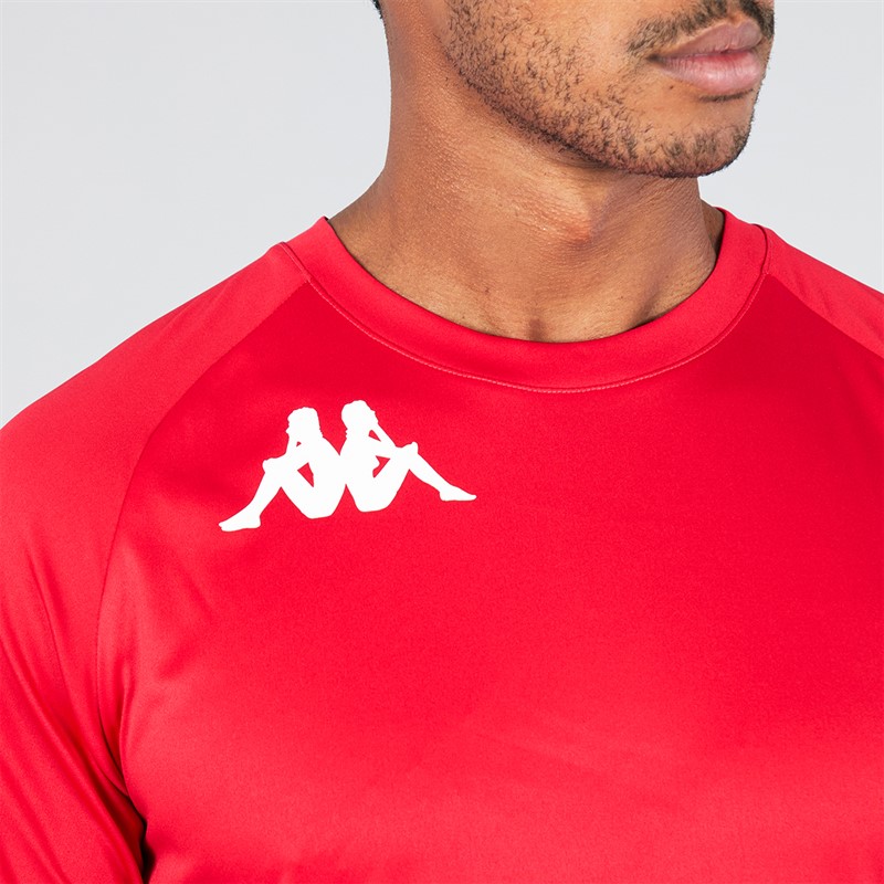 Kappa Mens Antel Training Top Red