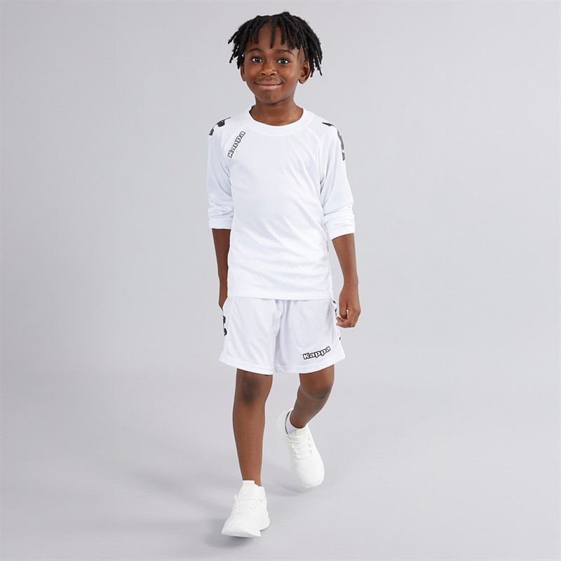 Kappa Boys Vhusis Training Shorts White
