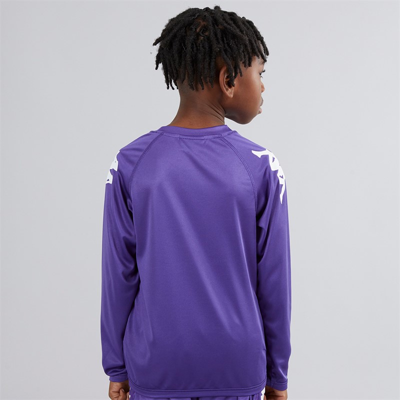 Kappa Boys Junior Veneto 2 Long Sleeve Training Jersey Violet