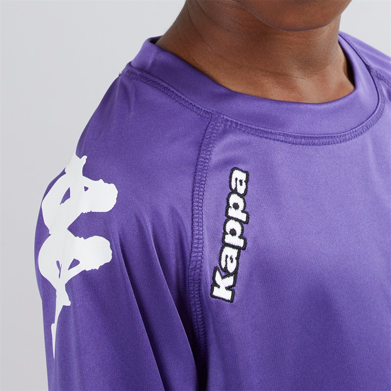 Kappa Boys Junior Veneto 2 Long Sleeve Training Jersey Violet