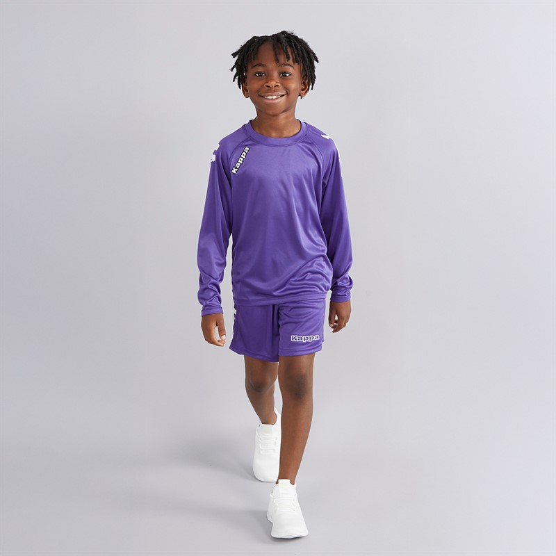 Kappa Boys Junior Veneto 2 Long Sleeve Training Jersey Violet