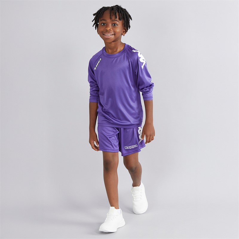 Kappa Boys Junior Veneto 2 Long Sleeve Training Jersey Violet