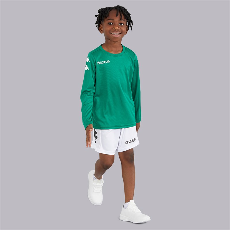 Kappa Boys Bolos Long Sleeve Training Top Green