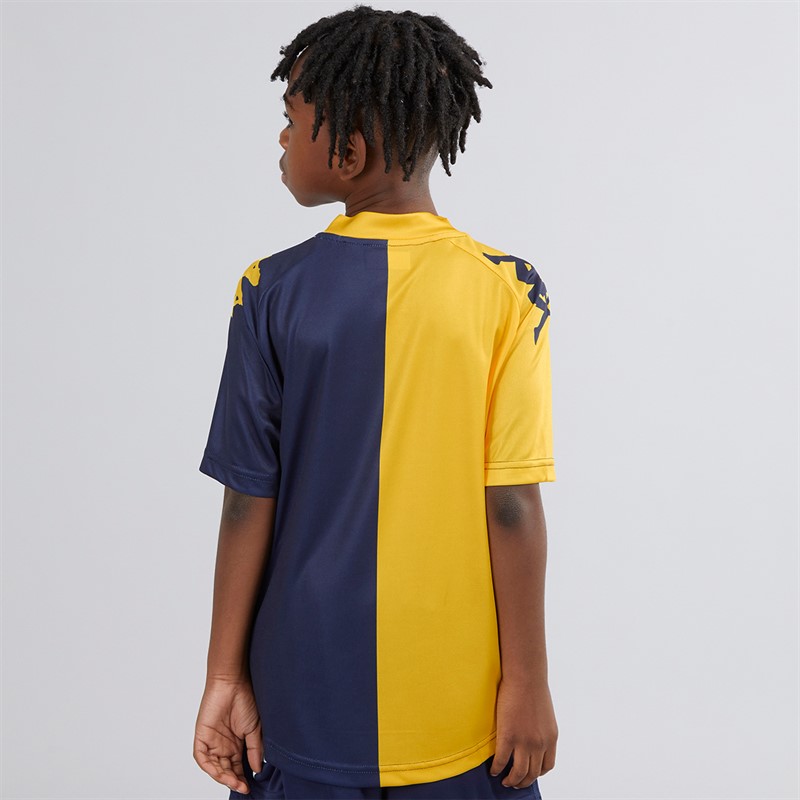 Kappa Boys Wagliar Slim Fit Match Jersey Yellow/Chrome