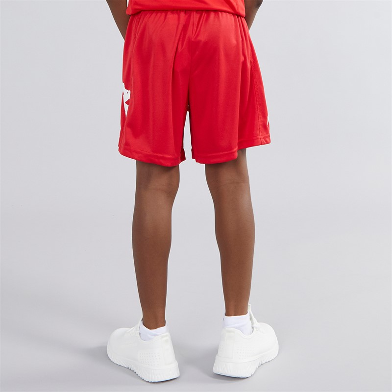 Kappa Boys Vhusis Training Shorts Red