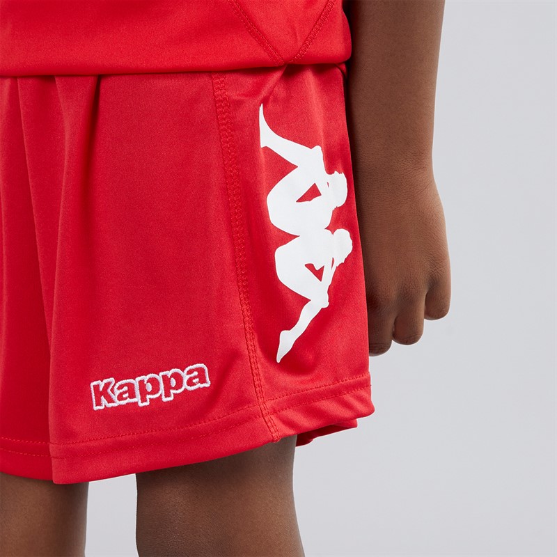 Kappa Boys Vhusis Training Shorts Red