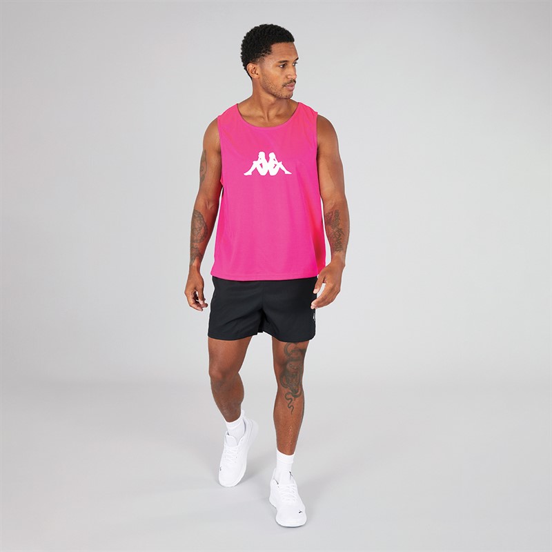 Kappa Mens Wreathe Training Bib Pink