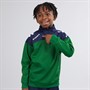 Kappa Junior Boys Vuino 1/2 Zip Training Top Green/Navy