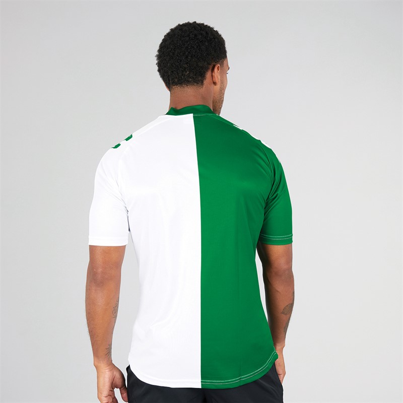 Kappa Mens Wagliar Slim Fit Match Jersey Green Oasis/White
