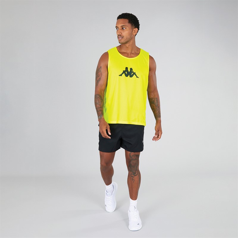 Kappa Mens Wreathe Training Bib Lime