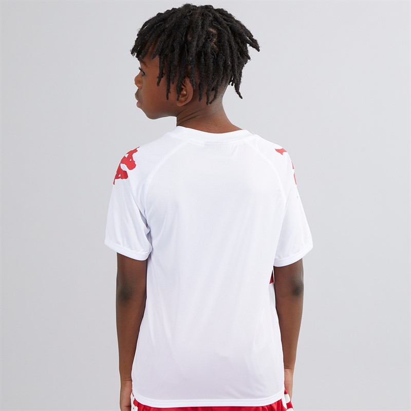 Kappa Boys Wanese Slim Fit Match Jersey Red
