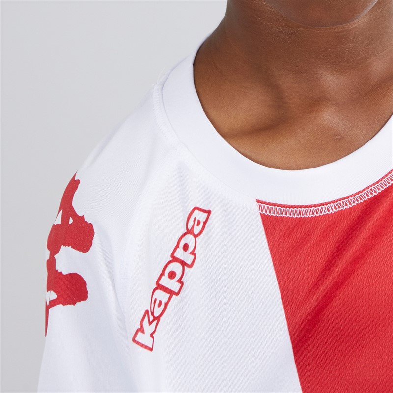 Kappa Boys Wanese Slim Fit Match Jersey Red