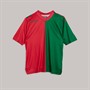 Kappa Mens Wagliar Slim Fit Match Jersey Red/Green Oasis