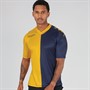 Kappa Mens Wagliar Slim Fit Match Jersey Yellow/Chrome