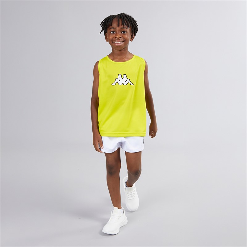 Kappa Boys Wreathe Training Bib Lime