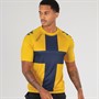 Kappa Mens Wanese Slim Fit Match Jersey Yellow Chrome
