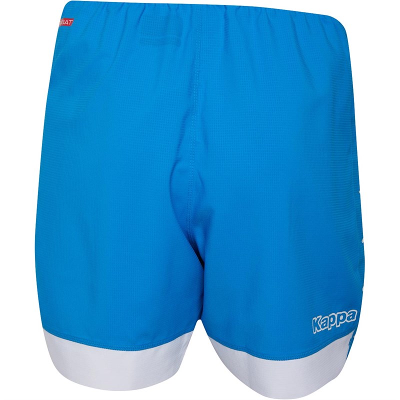 Pantaloncini Da Gara SSC Napoli - Ufficiale Con Logo EA7, 100% Poliestere - Foto 2