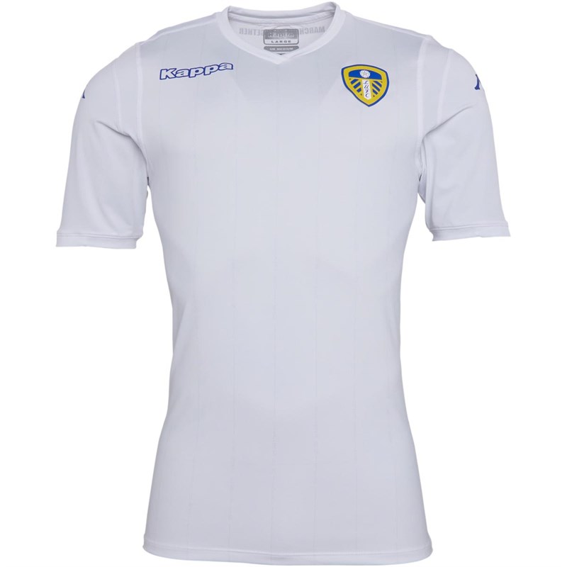 Buy Kappa Mens LUFC Leeds United Bodyfit Player Home Jersey White