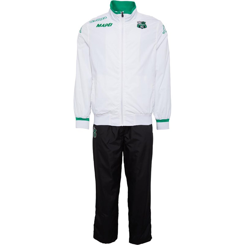 Buy Kappa Mens US Sassuolo Masterin Tracksuit White/Black