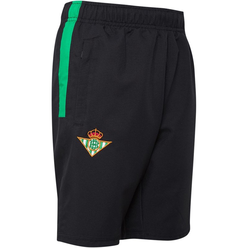 Buy Kappa Boys RBB Real Betis Alberg 3 Woven Training Shorts Black/Green