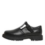 KP85 Junior Girls Amelia T-Bar Shoes Black