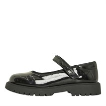 KP85 Junior Girls Arabella Mary Jane Shoes Black